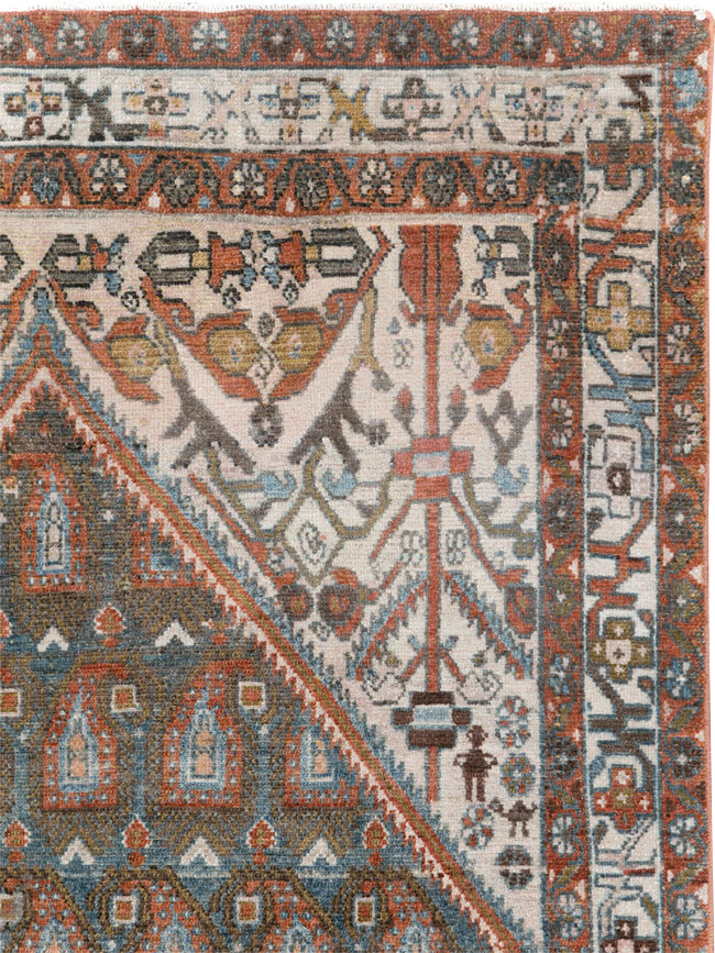 Vintage Persian Malayer Rug, No.27934 - Gsblank