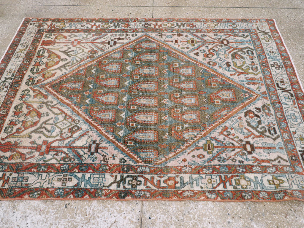 Vintage Persian Malayer Rug, No.27934 - Gsblank