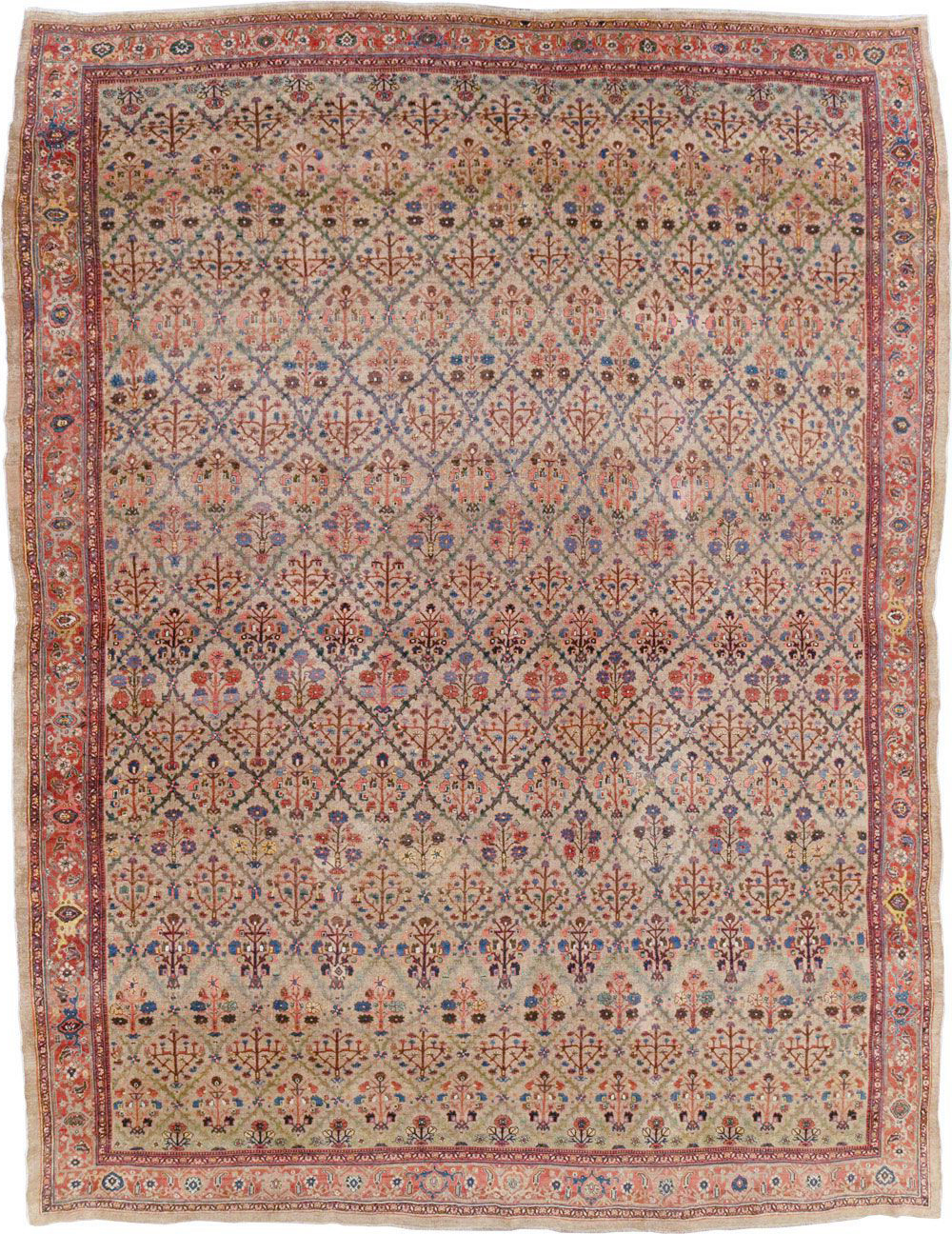 Antique Persian Bidjar Carpet, No.27941 - Gsblank