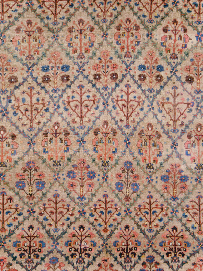 Antique Persian Bidjar Carpet, No.27941 - Gsblank
