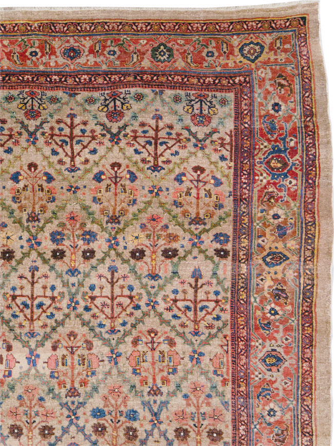 Antique Persian Bidjar Carpet, No.27941 - Gsblank