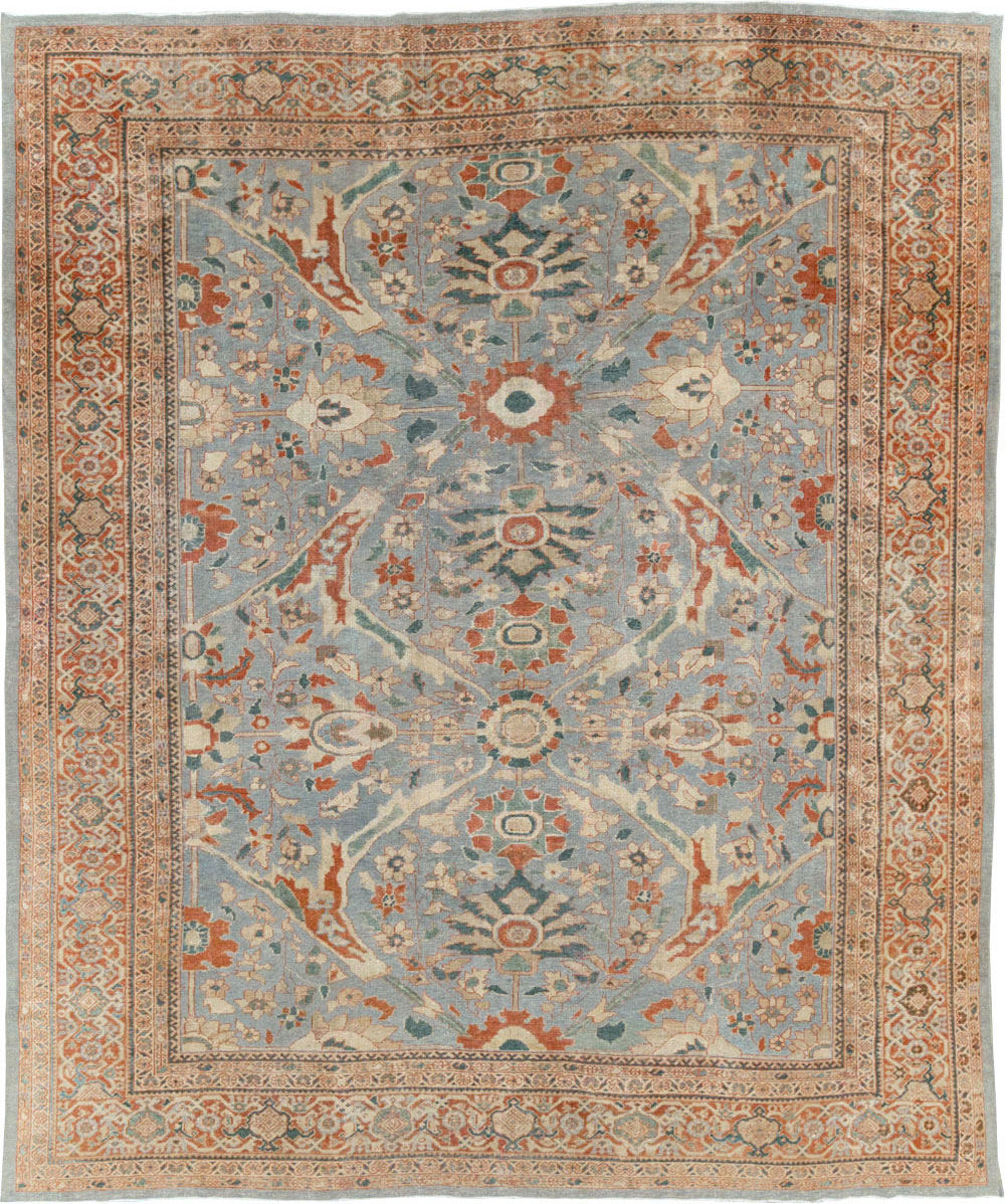 Antique Persian Sultanabad Room Size Carpet, No.27943 - Gsblank