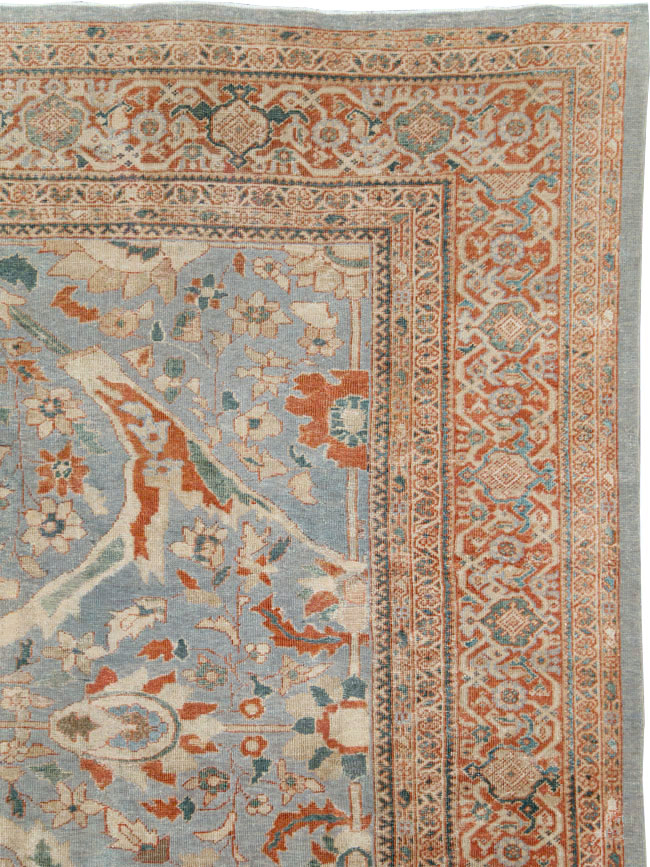 Antique Persian Sultanabad Room Size Carpet, No.27943 - Gsblank