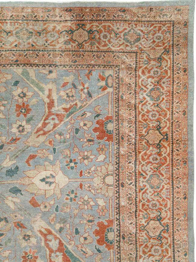 Antique Persian Sultanabad Room Size Carpet, No.27943 - Gsblank