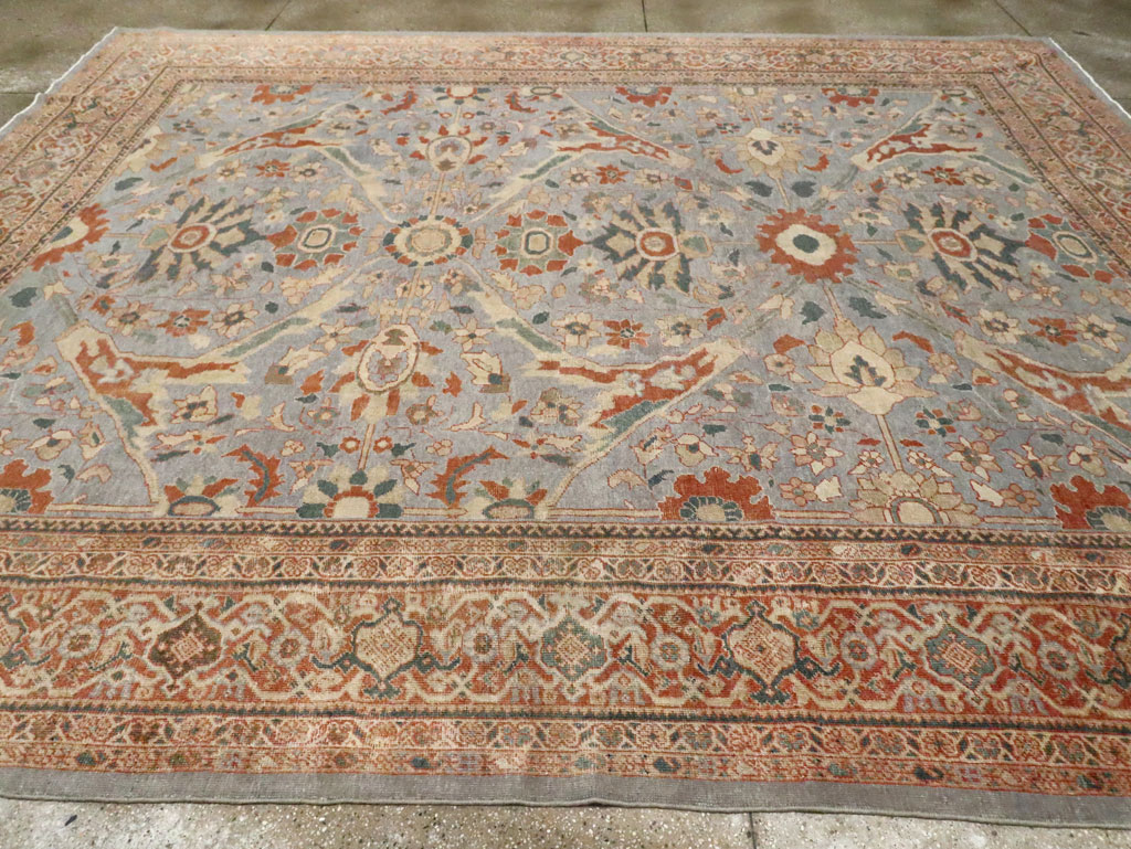 Antique Persian Sultanabad Room Size Carpet, No.27943 - Gsblank