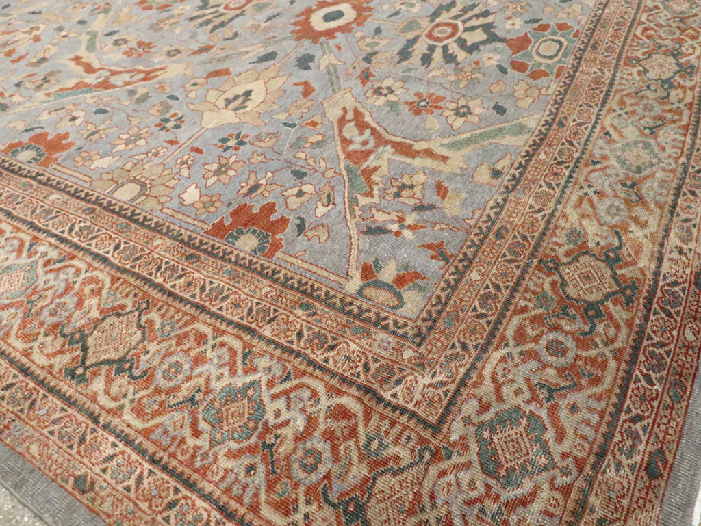 Antique Persian Sultanabad Room Size Carpet, No.27943 - Gsblank