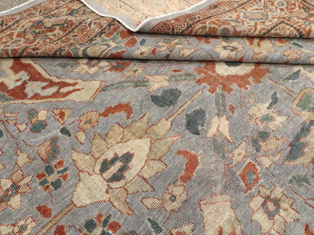 Antique Persian Sultanabad Room Size Carpet, No.27943 - Gsblank