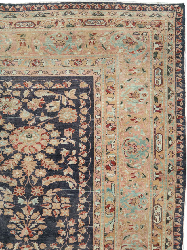 Vintage Persian Sarouk Carpet, No.27951 - Gsblank