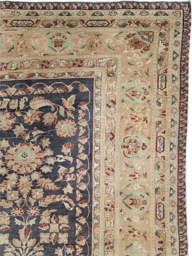 Vintage Persian Sarouk Carpet, No.27951 - Gsblank
