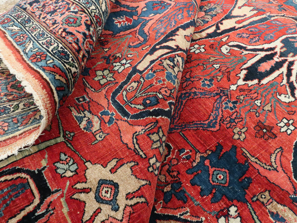 Antique Persian Bidjar Carpet, No.27965 - Gsblank