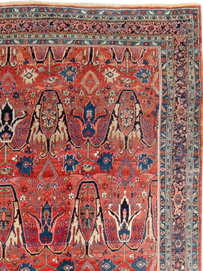 Antique Persian Bidjar Carpet, No.27965 - Gsblank