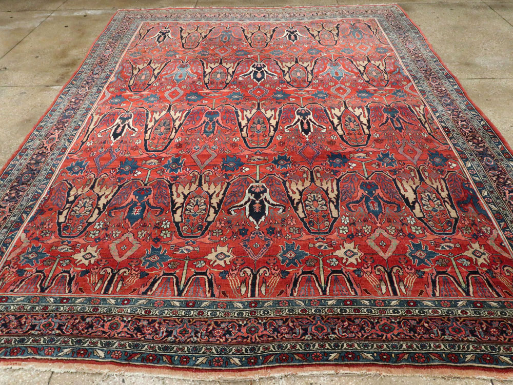 Antique Persian Bidjar Carpet, No.27965 - Gsblank