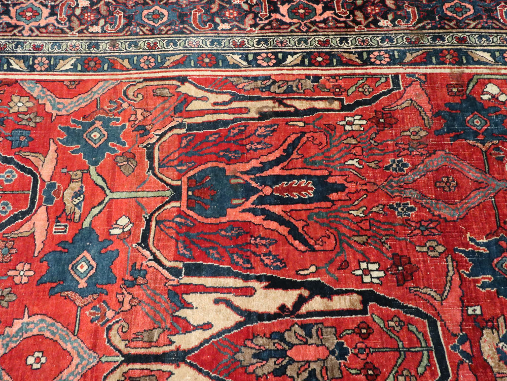 Antique Persian Bidjar Carpet, No.27965 - Gsblank