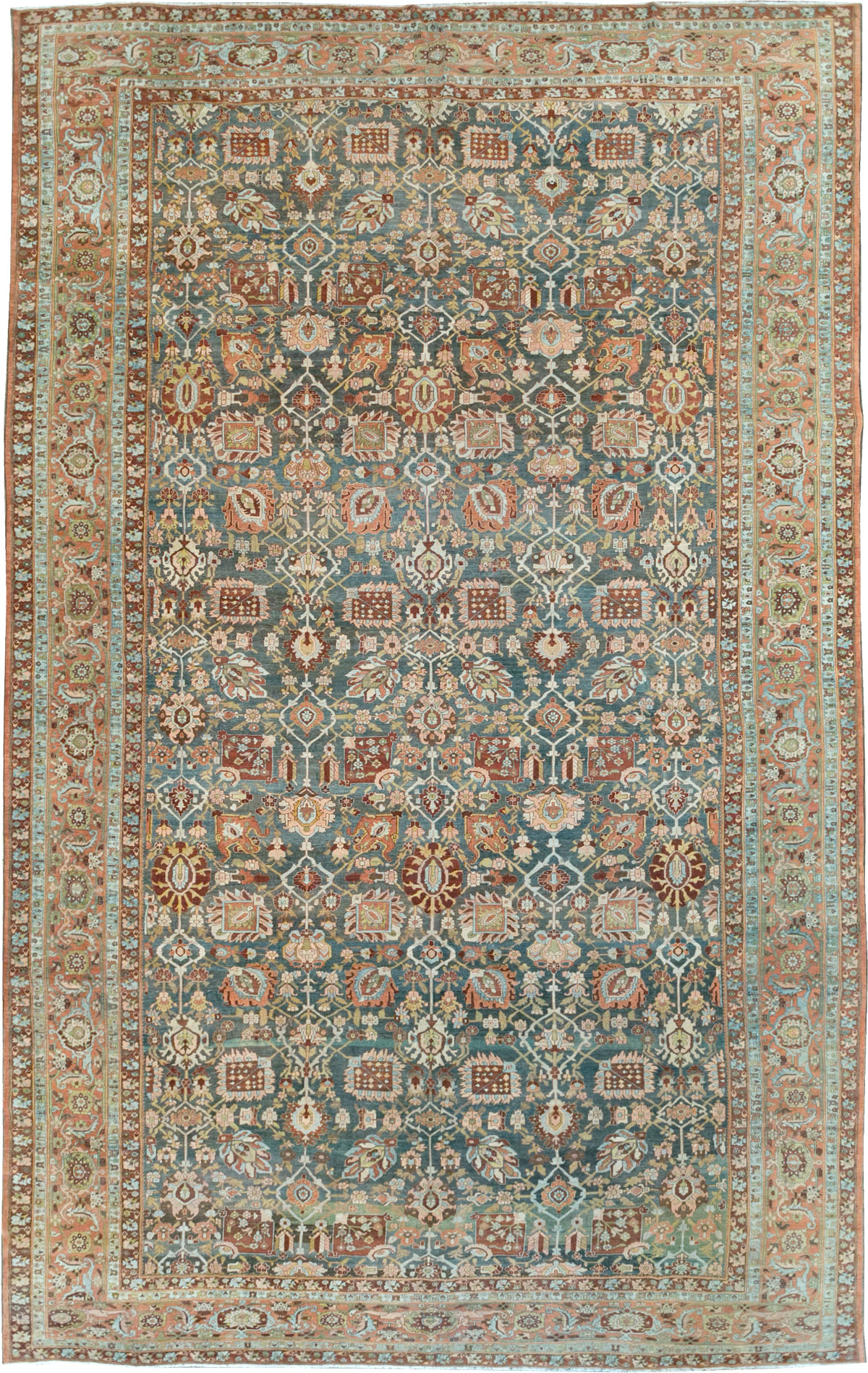 Antique Persian Bidjar Oversize Carpet, No.27966 - Gsblank