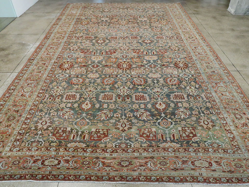 Antique Persian Bidjar Oversize Carpet, No.27966 - Gsblank