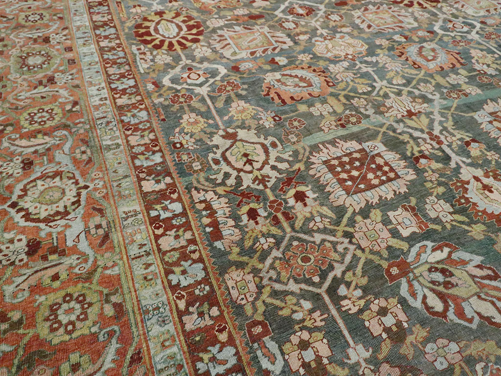 Antique Persian Bidjar Oversize Carpet, No.27966 - Gsblank