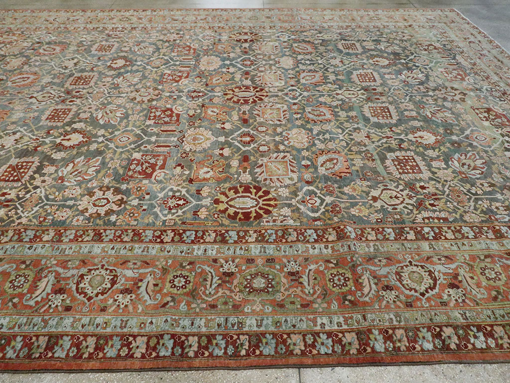 Antique Persian Bidjar Oversize Carpet, No.27966 - Gsblank
