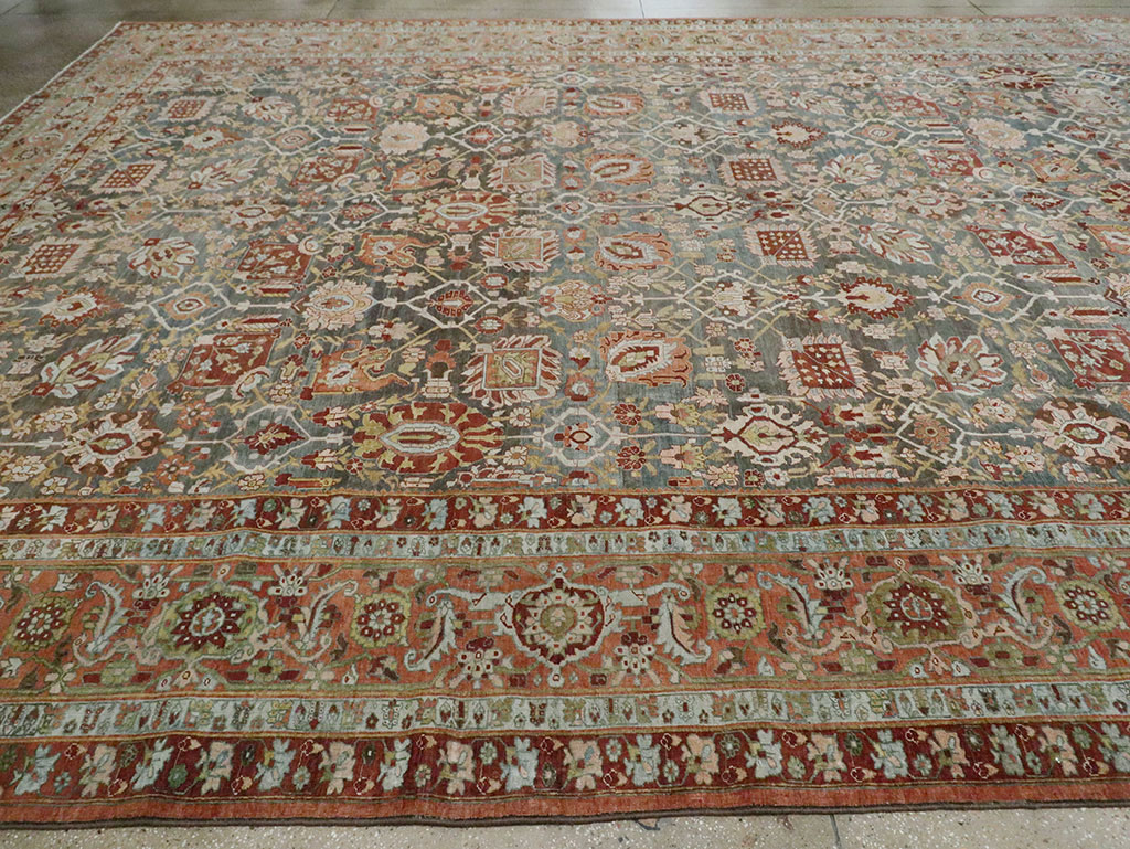 Antique Persian Bidjar Oversize Carpet, No.27966 - Gsblank