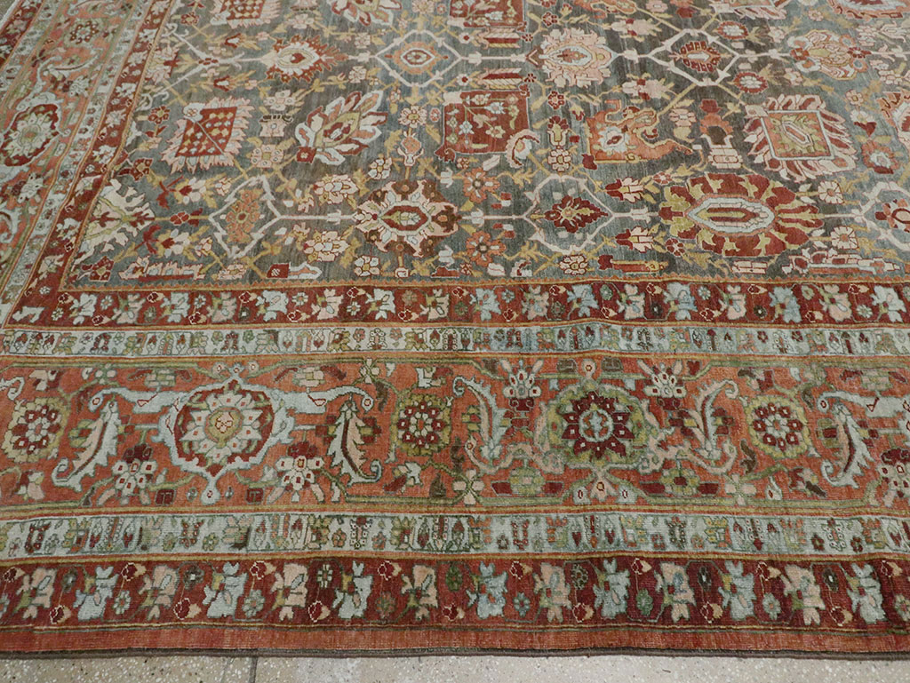 Antique Persian Bidjar Oversize Carpet, No.27966 - Gsblank