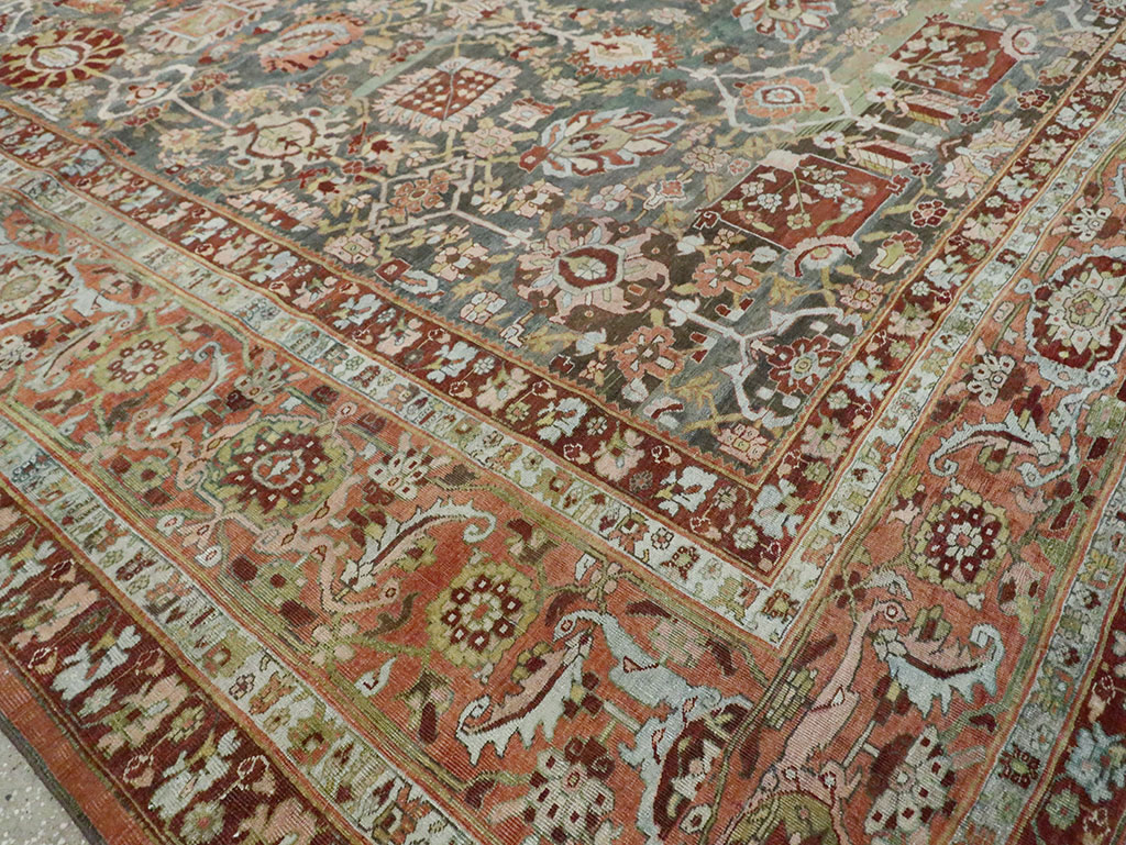 Antique Persian Bidjar Oversize Carpet, No.27966 - Gsblank