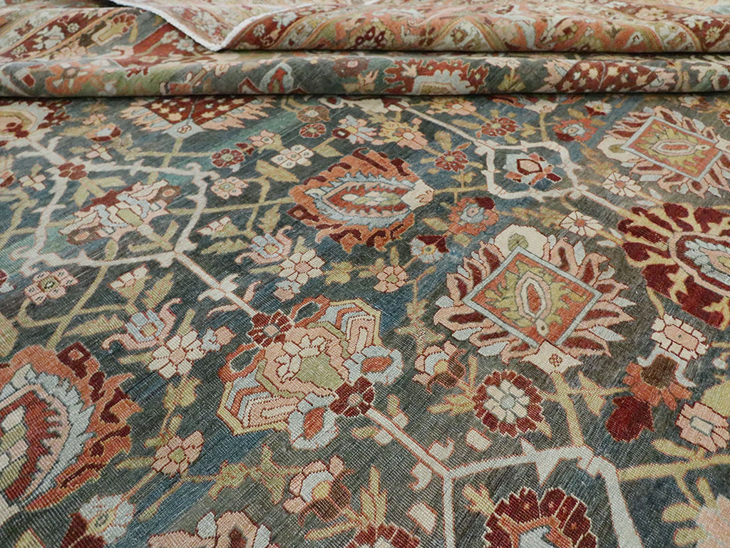 Antique Persian Bidjar Oversize Carpet, No.27966 - Gsblank