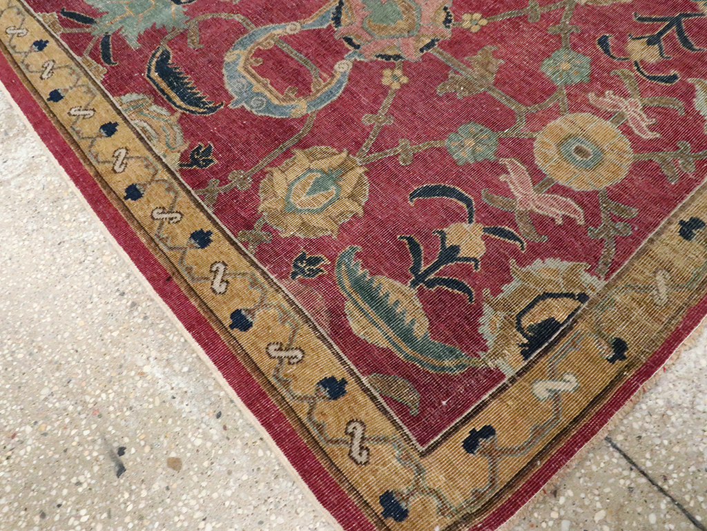 Antique Persian Isfahan Runner, No.27969 - Gsblank