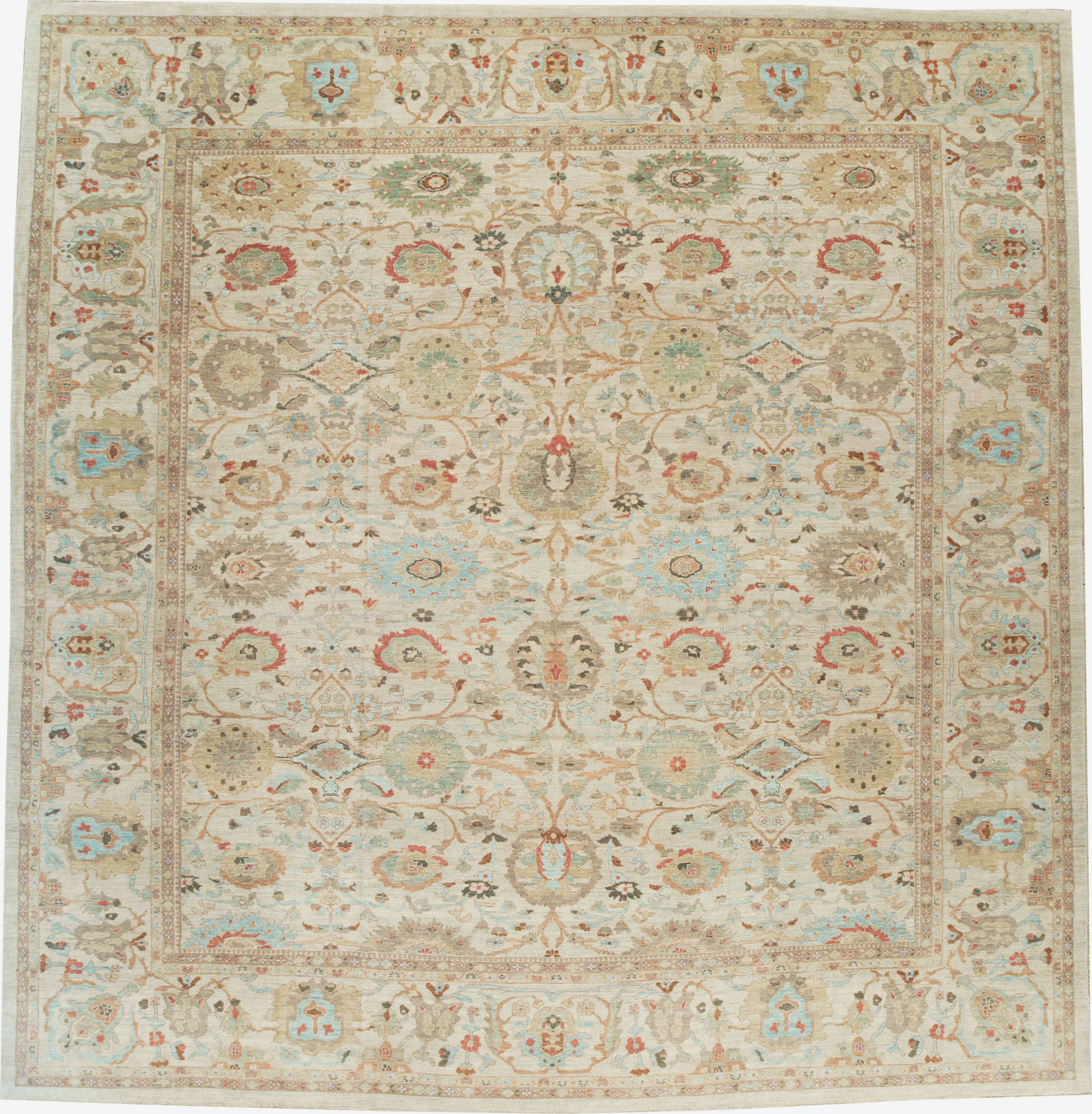 Modern Persian Sultanabad Oversize Square Carpet, No.27972 - Gsblank