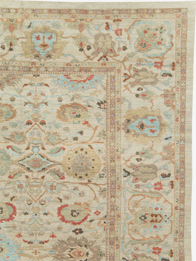 Modern Persian Sultanabad Oversize Square Carpet, No.27972 - Gsblank