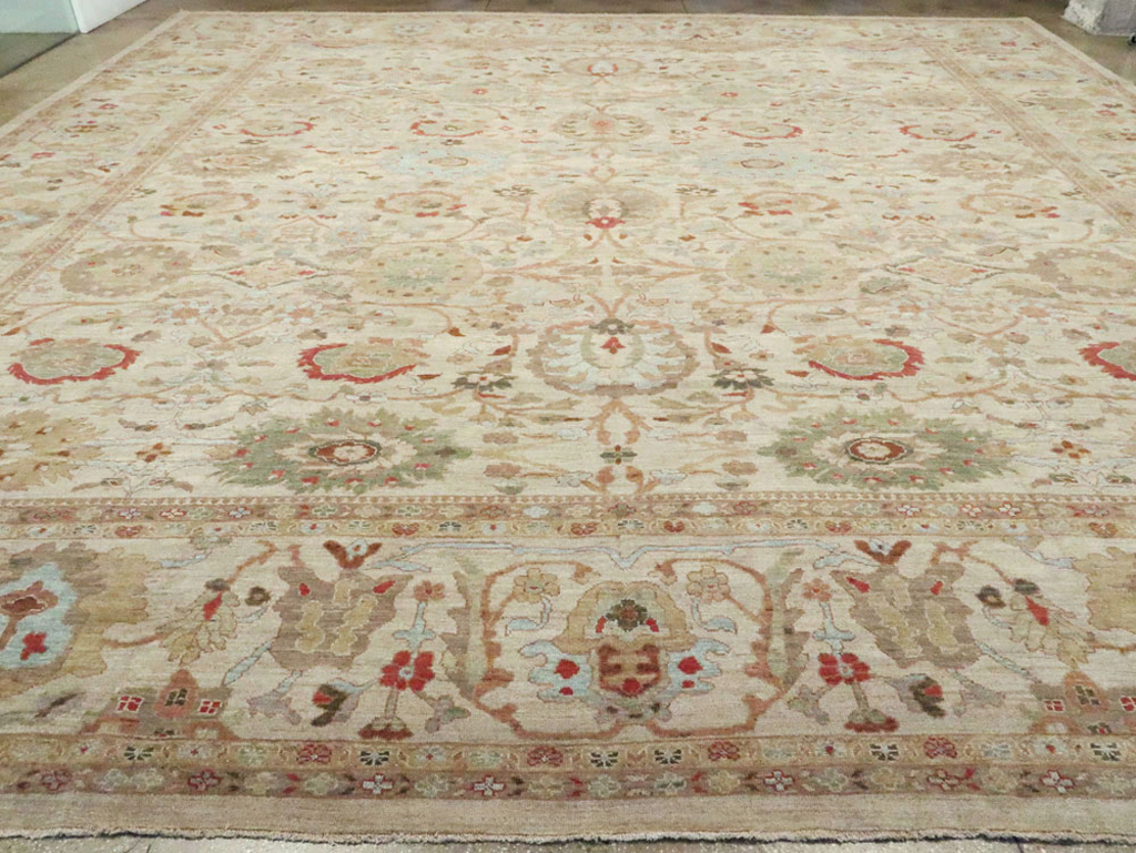 Modern Persian Sultanabad Oversize Square Carpet, No.27972 - Gsblank