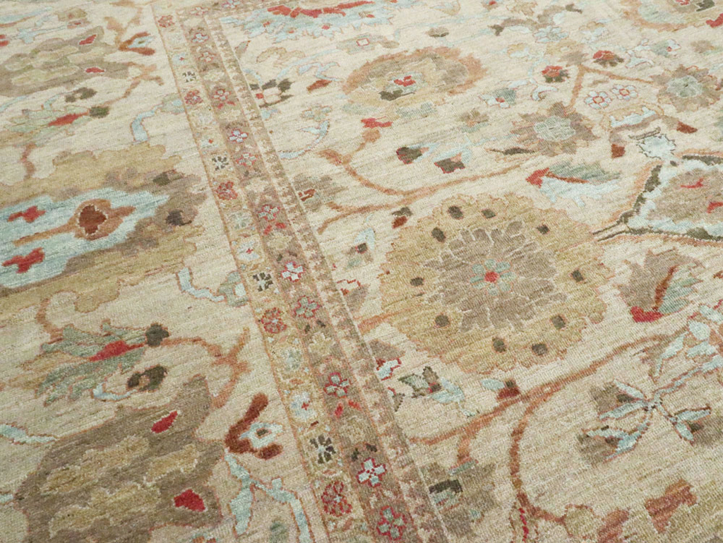 Modern Persian Sultanabad Oversize Square Carpet, No.27972 - Gsblank