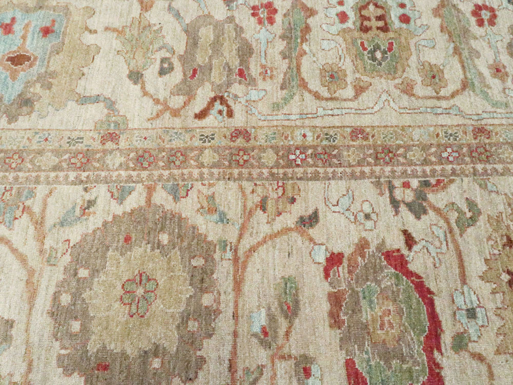 Modern Persian Sultanabad Oversize Square Carpet, No.27972 - Gsblank