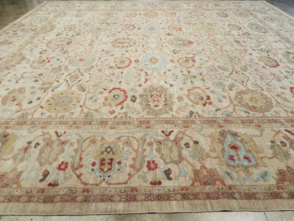 Modern Persian Sultanabad Oversize Square Carpet, No.27972 - Gsblank