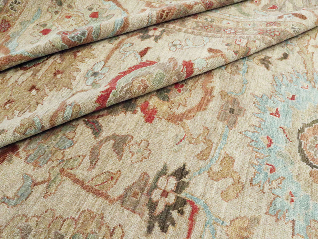 Modern Persian Sultanabad Oversize Square Carpet, No.27972 - Gsblank