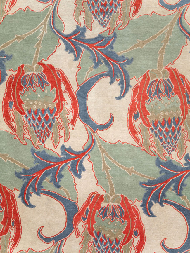 Modern Tibetan Room Size Carpet, No.27975 - Gsblank