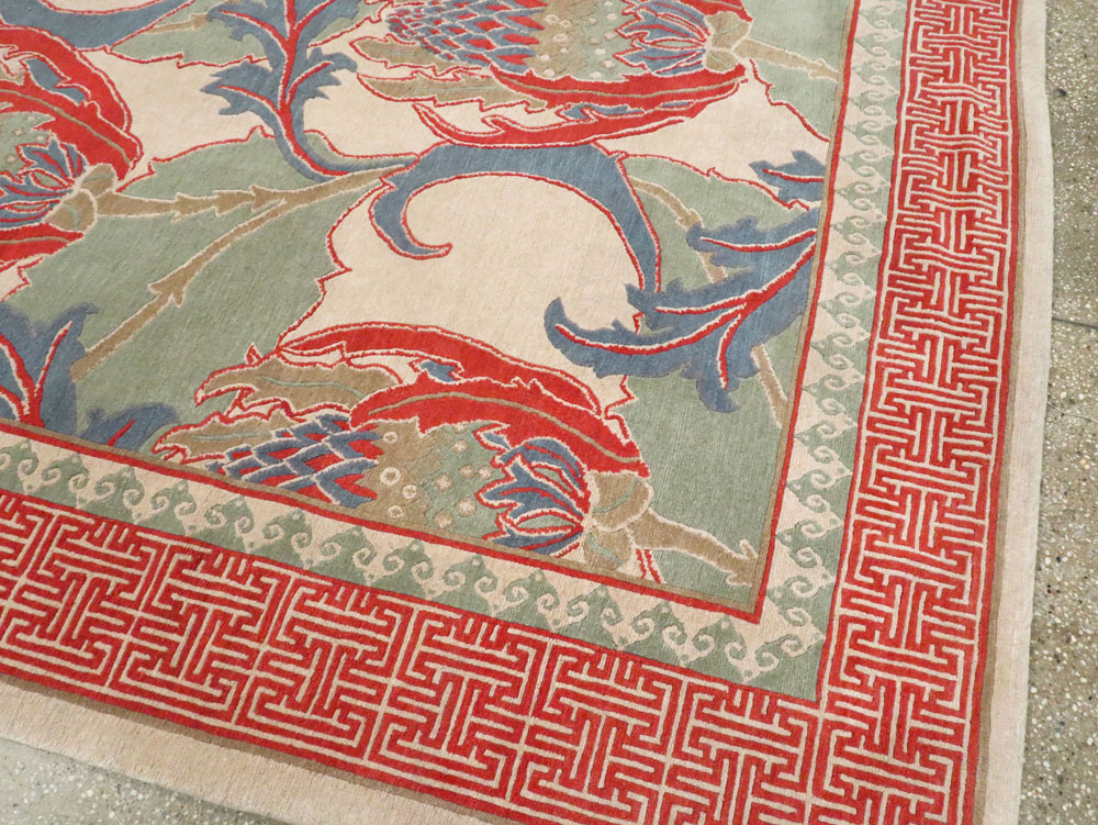 Modern Tibetan Room Size Carpet, No.27975 - Gsblank
