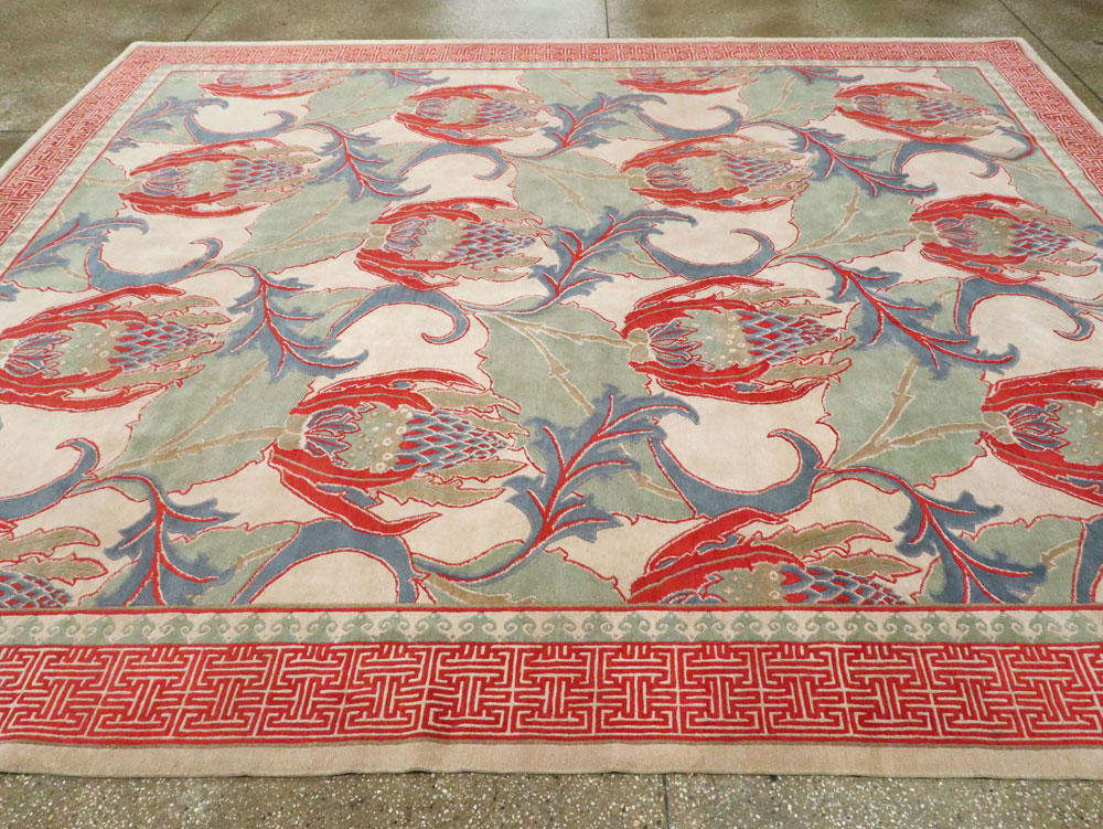 Modern Tibetan Room Size Carpet, No.27975 - Gsblank