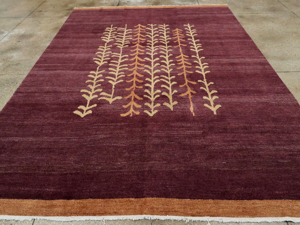 Contemporary Turkish Anatolian Room Size Carpet, No.27976 - Gsblank