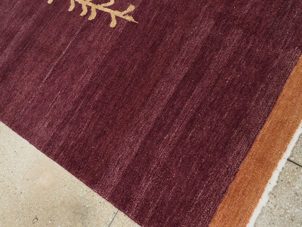 Contemporary Turkish Anatolian Room Size Carpet, No.27976 - Gsblank