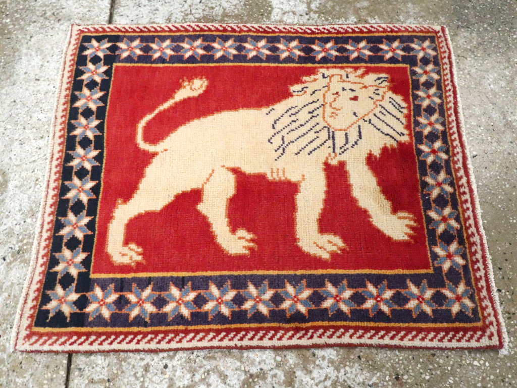 Vintage Persian Tabriz Pictorial Rug (Pair: 3 of 6), No.27990 - Gsblank