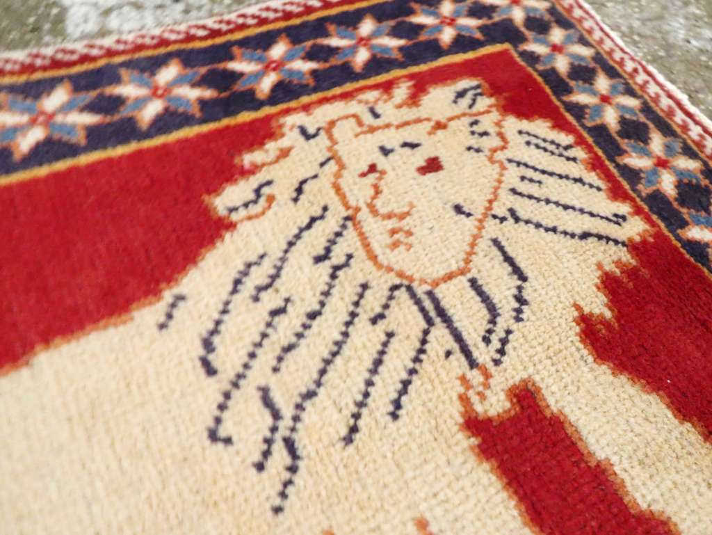 Vintage Persian Tabriz Pictorial Rug (Pair: 3 of 6), No.27990 - Gsblank