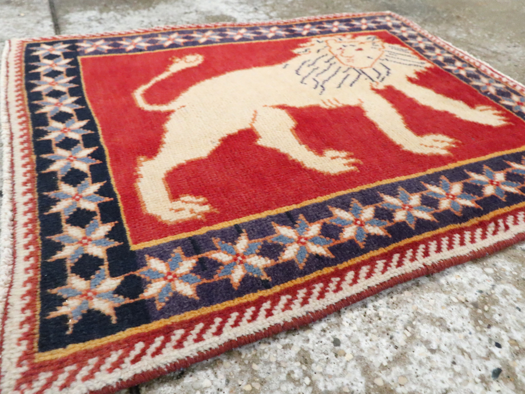 Vintage Persian Tabriz Pictorial Rug (Pair: 3 of 6), No.27990 - Gsblank