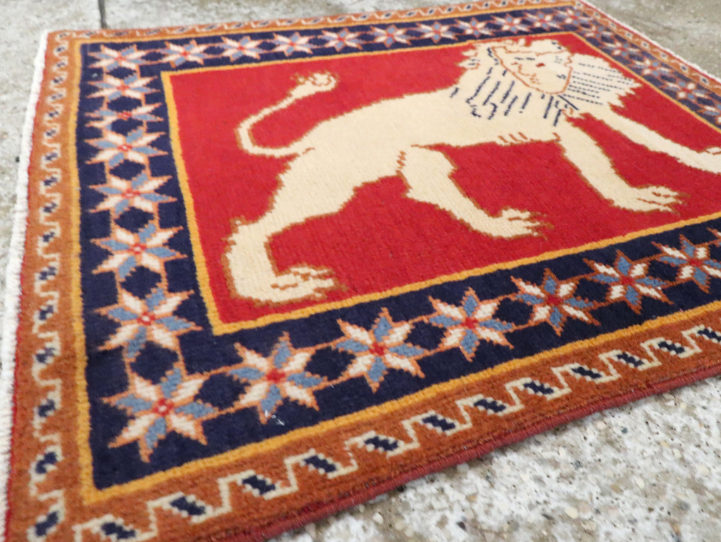 Vintage Persian Tabriz Pictorial Rug (Pair: 5 of 6), No.27992 - Gsblank