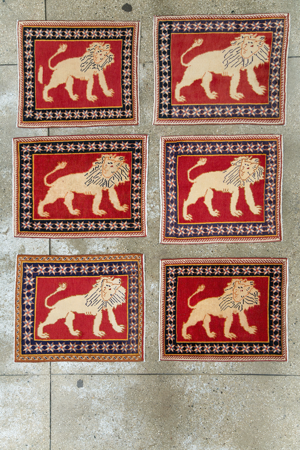 Vintage Persian Tabriz Pictorial Rug (Pair: 6 of 6), No.27993 - Gsblank
