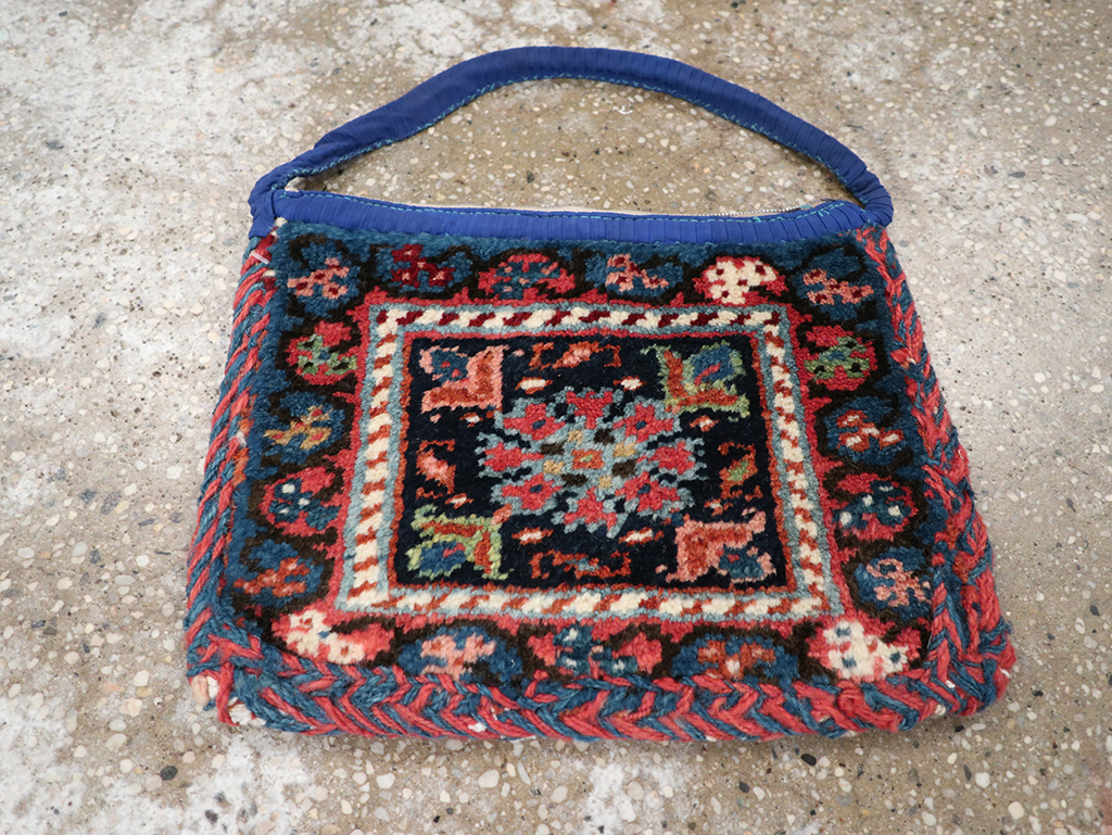 Vintage Persian Kurdish Bag, No.27996 - Gsblank