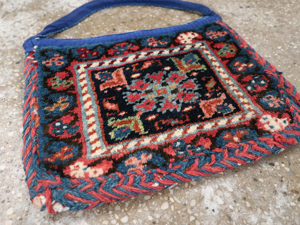 Vintage Persian Kurdish Bag, No.27996 - Gsblank