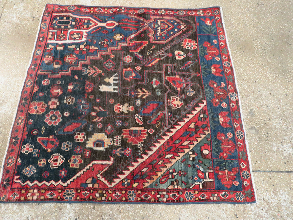 Vintage Persian Afshar Wagireh Rug, No.27997 - Gsblank