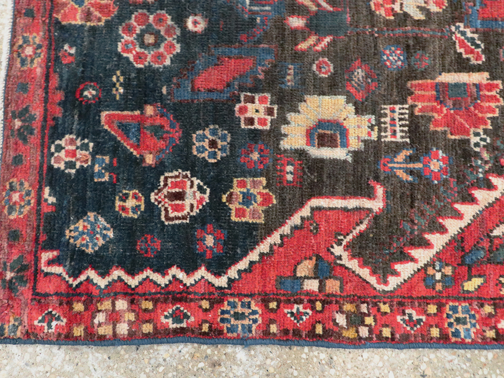 Vintage Persian Afshar Wagireh Rug, No.27997 - Gsblank