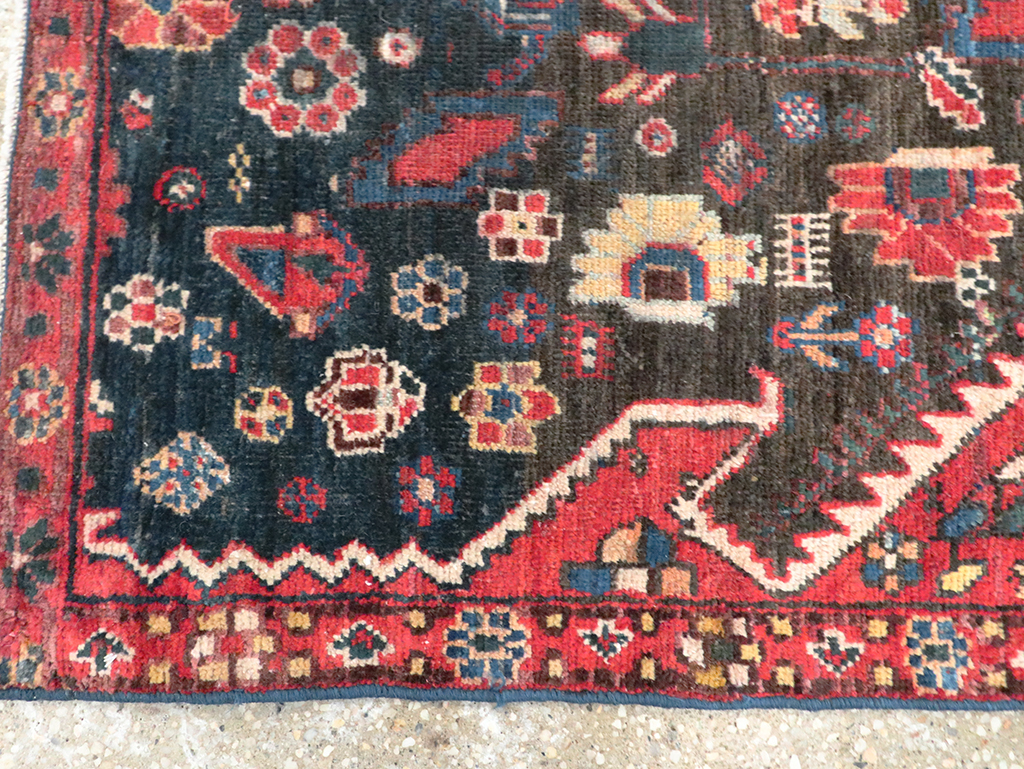 Vintage Persian Afshar Wagireh Rug, No.27997 - Gsblank