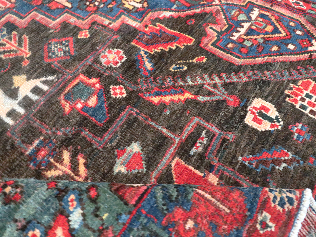 Vintage Persian Afshar Wagireh Rug, No.27997 - Gsblank