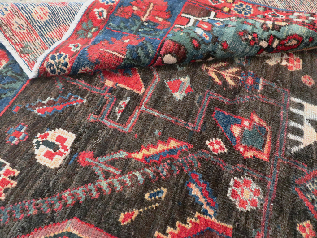 Vintage Persian Afshar Wagireh Rug, No.27997 - Gsblank